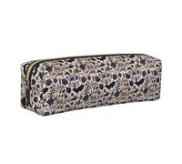 Bat Pattern Print Adults Pencils Case Office Travel Pouch Everday Supply Stationery Organizer