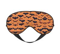 Bat Pattern Print Eye Mask,Silk-Like Sleep Mask,Night Sleeping Mask for Men Women,for Sleep Relaxation