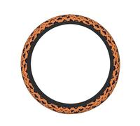 Bat Pattern Print High Elastic Thickening Universal Fit Car Steering Wheel Cover, Elastic Breathable And Odor Less