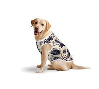 Bat Patternprint Large Vest For Pets Apparel T-Shirt Breathable Lightweight Sleeveless Tank Top