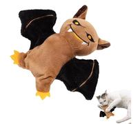 Bat Plush Sounding Cat Toy, USB Charging Cat Chew Toy, Soft Kitten Teething Toys, Interactive Bat Cat Toys, Electric Cat Chew Toy, Funny Bat Shaped Sound Making Toy Pet Supplies for Birthday Holiday
