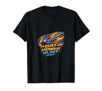 Bat Power Blast Baseball Strike Energy Graphic T-Shirt