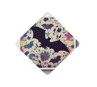 Bat Print Car Air Freshener Hanging, Long Lasting Scented Car Aromatherapy Tablets, Rhombus Fragrance Scented Cards for Vehicles, Bedroom, Wardrobe Gray-style