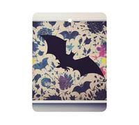 Bat Print Car Air Freshener Hanging, Long Lasting Scented Car Aromatherapy Tablets, Square Fragrance Scented Cards for Vehicles, Bedroom, Wardrobe Black-style