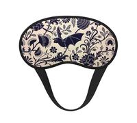 Bat Print Polyester Sleep Mask,Light Blocking Sleep Eye Mask,Night Sleeping Mask, Eye Blinder