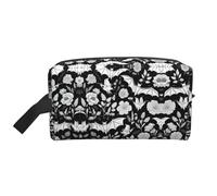 Bat Print Portable Large Capacity Travel Toiletry Bag – Lightweight 600d Oxford Cloth Toiletry Organizer for Travel, Gym, and Daily Use