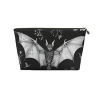 Bat Print Printed Travel Toiletry Bag - Handbag Organizer, Purse Organiser Insert Handbag,Inner Storage Bag in Bag with Zipper Bag