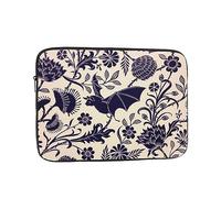 Bat Printed Laptop Sleeve - 17 Inch Shockproof Oxford Fabric Laptop Case