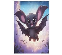 Bat Puzzles 1000 Pieces Wooden Jigsaw Puzzle for Adults Brain Exercise Challenge Game Gift for Kids Children Jigsaws （78×53cm）