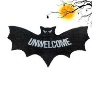 Bat Shaped Carpet | 80x40cm Tough Gothic Room Rug | Halloween Horror Carpet Doormat for Kitchen Entrance Study Balcony Bedroom Bathroom