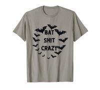 Bat Shit Crazy Halloween Funny Spooky Women Graphic T-Shirt