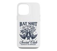 Bat Shit Crazy Social Club Madness In The Moonlight Bat Case for iPhone 13 Pro Max