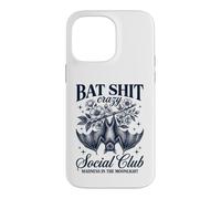 Bat Shit Crazy Social Club Madness In The Moonlight Bat Case for iPhone 14 Pro Max
