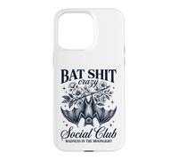 Bat Shit Crazy Social Club Madness In The Moonlight Bat Case for iPhone 15 Pro Max