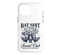 Bat Shit Crazy Social Club Madness In The Moonlight Bat Case for iPhone 16 Pro Max