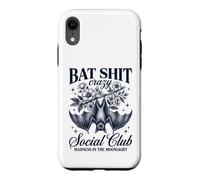 Bat Shit Crazy Social Club Madness In The Moonlight Bat Case for iPhone XR