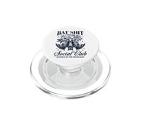 Bat Shit Crazy Social Club Madness In The Moonlight Bat PopSockets PopGrip for MagSafe