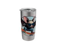 Bat Skateboarder Stainless Steel Insulated Tumbler