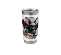 Bat Skateboarder Stainless Steel Insulated Tumbler