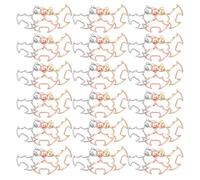 Bat Snap Swivel Hook 30pcs Clip Metal for Keychain Craft Making