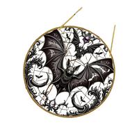 Bat Stained Glass Suncatchers Window Hanging Decorations Halloween Bat Ornament For Home Kitchens Stained Hangings