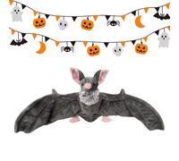 Bat Stuffed Animal - Cute Gothic Bat Plush Toy | Soft Scary Style Decorative Doll For All Ages Collectors, Halloween Christmas Easter Valentine Birthday Gift For Boys Girls