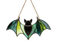 Bat Sun Catchers for Windows, Stained Glass Style Suncatchers, Gothic Hanging Garden Ornaments, Acrylic Window Hanging Decor for Garden, Balcony, Living Room