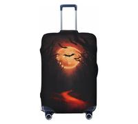 Bat Sun Forest Path Travel Luggage Covers - Elasticity Suitcase Covers Protector for Luggage 18-32 Inch