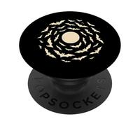 Bat Swirl Full Moon PopSockets Adhesive PopGrip