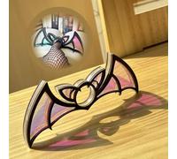 Bat Thumb Book Page Holder, Unique Reading Accessories, Acrylic Suncatcher Bookmark for Book Lovers, Halloween & Fantasy Gifts for Readers, Novelty & Aesthetic Book Accessories