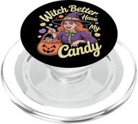 Bat to the Bone Halloween PopSockets PopGrip for MagSafe