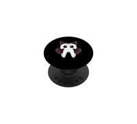 Bat Tooth Creepy Molar Teeth Spooky Halloween Dentistry PopSockets Adhesive PopGrip