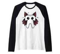 Bat Tooth Creepy Molar Teeth Spooky Halloween Dentistry Raglan Baseball Tee