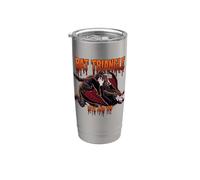 Bat Triangle Bite and Tap BJJ Horror Humor Stainless Steel Insulated Tumbler