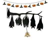 Bat Wall Bell Gothic Decorative 2D Acrylic Branch Bat Doorbells