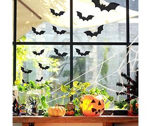 Bat window sticker pack (Option 1) - 2 sheets | Halloween window stickers | Perfect for decorating your home this Autumn for Halloween