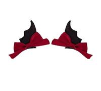 Bat Wing Hair Clip 2Pcs Hair Clips For Girls Halloween Hair Bow Vintage Small Hair Clip Hair Barrette Bow Hairpins
