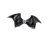 Bat Wing Hair Clip Novelty Lace Bows Hairpin Female Hairclip Halloween Headdress Lace Bows Hair Barrettes