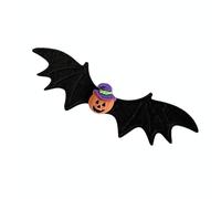 Bat Wing Hair Clip Novelty Masquerades Pumpkin Hairpin Female Hairclip Halloween Headdress Lace Bows Hair Barrettes