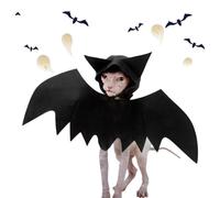 Bat Wings for Cats Felt Cute Halloween Cosplay Costume with Hat