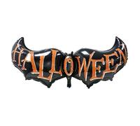 Bat Wings Halloween Foil Balloon, 110cm (2 pack)