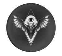 Bat with All-Seeing Eye Cute Fridge Magnets Glass 4cm Refrigerators Stickers Kitchen Decor