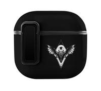 Bat with All-Seeing Eye Slim Compatible with Airpods 4 Case Protective Hard Cover Skin