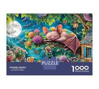 Bat Wizard 1000 Pc Eco-Friendly Paper Premium Puzzle Magic Pet for Kids Beginners, Ultra Difficult Puzzle, After-school Activity, Puzzle 38x26cm/1000pcs