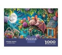 Bat Wizard 1000 Piece Jigsaw Puzzle - Logical Thinking Game - High Grade Paper 38x26cm/1000pcs