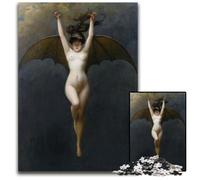 Bat Woman by Albert Joseph P茅not 1000 Piece Jigsaw Challenging Puzzles Challenging Brain Teaser for Teenagers Family Game Night Fun 1000 PCS(75x50cm)