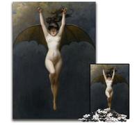 Bat Woman by Albert Joseph P茅not 1000 Piece Puzzle Paper Jigsaw Puzzles for Adults for Holidays Birthdays And Family Game Nights 1000 PCS(38x26cm)