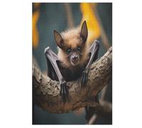 Bat Wooden Jigsaw Puzzles 1000 Piece Puzzle For Adults. Challenging To Complete But Fun And Humorous Jigsaws （78×53cm）