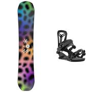 Bataleon - All-mountain Snowboard bindings - Pack Fun.Kink 2025 for Men - Black Black S.M.L.XL