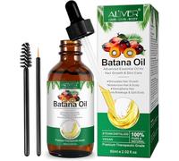 Batana Oil for Hair Growth, 100% Natural &Pure Organic Batana Oil, Moisturizing Essential Oils, Enhances Hair & Skin Radiance, Prevent Hair Loss for Men & Women, 60ml